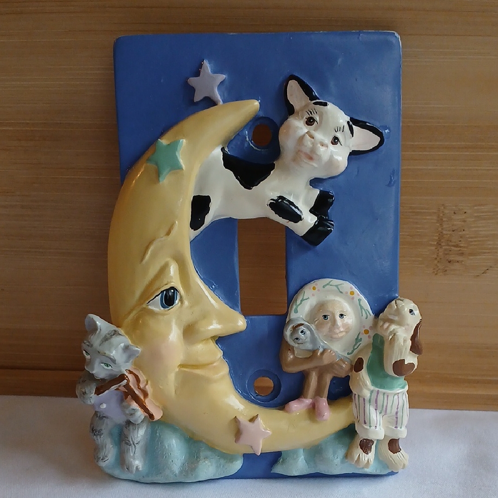 Light Switch Cover "Hey Diddle Diddle" Nursery Rhyme